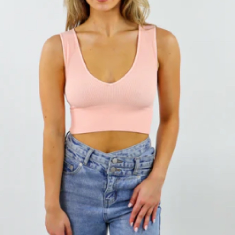 Urban Outfitters Out from Under Peach Crop Top
